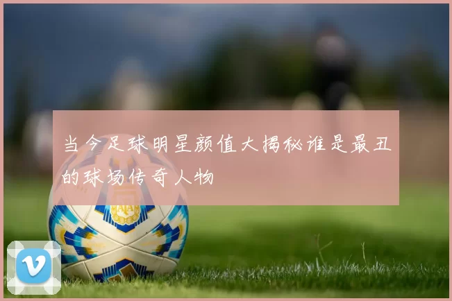 当今足球明星颜值大揭秘谁是最丑的球场传奇人物