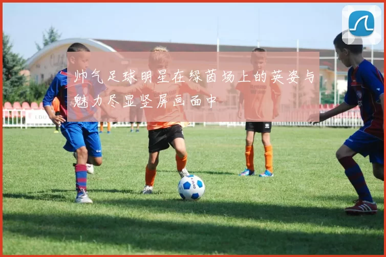 帅气足球明星在绿茵场上的英姿与魅力尽显竖屏画面中